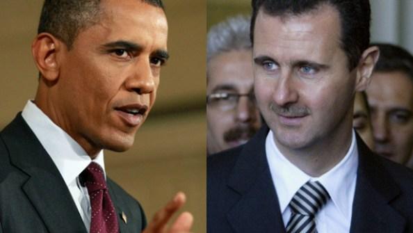 Bashar Al-Assad et Barack Obama