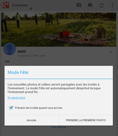 google plus mode fete Google+ Événements pousse plus loin le concept de gestion d’événements