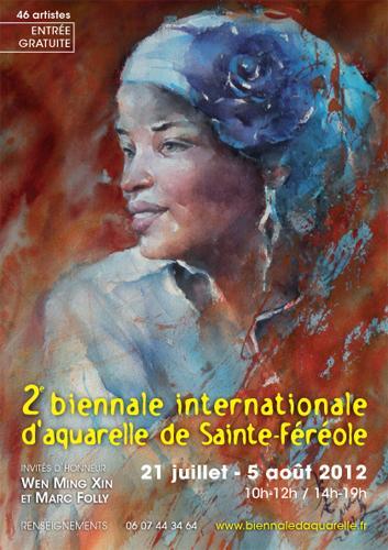 2ème Biennale d’aquarelle à Sainte-Féréole en Corrèze