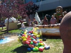 Google – Apparition de la statue Jelly Bean sur le campus