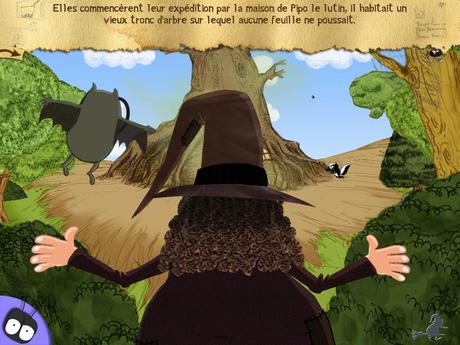 Livre interactif: La Sorcière Sans Nom sur iPhone/iPad Screenshot2 fr Livre interactif: La Sorcière Sans Nom sur iPhone/iPad