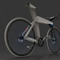 Rollin bicycle concept, vue arrière