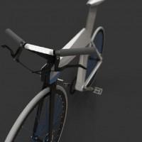 Rollin bicycle concept, vue de haut Rollin bicycle concept, vue de haut