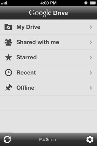 Google Drive, maintenant sur iPhone et iPad....