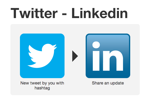 iftt twitter linkedin Comment publier vos tweets sur Linkedin avec IFTTT