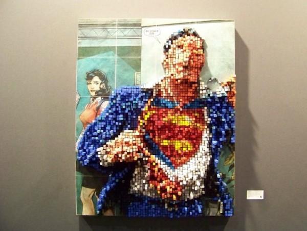Superman : entre peinture et sculpure