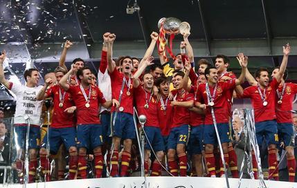 Espagne: championne d'Europe 2012
