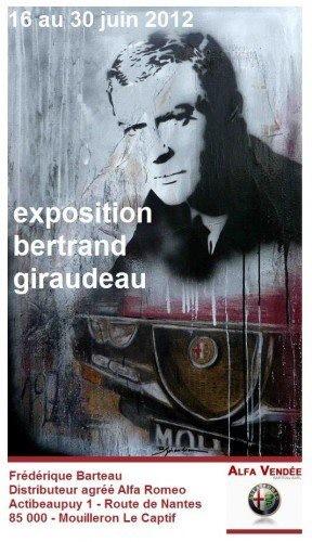 alfa romeo, bertrand giraudeau, vendée, peintre