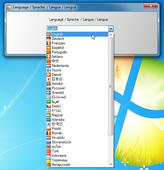 Empty Folder Cleaner Language