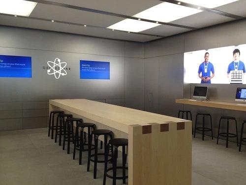 Apple teste les nouveaux Genius Bar...