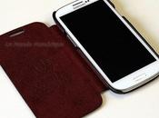étui cuir haut gamme pour smartphone Samsung Galaxy
