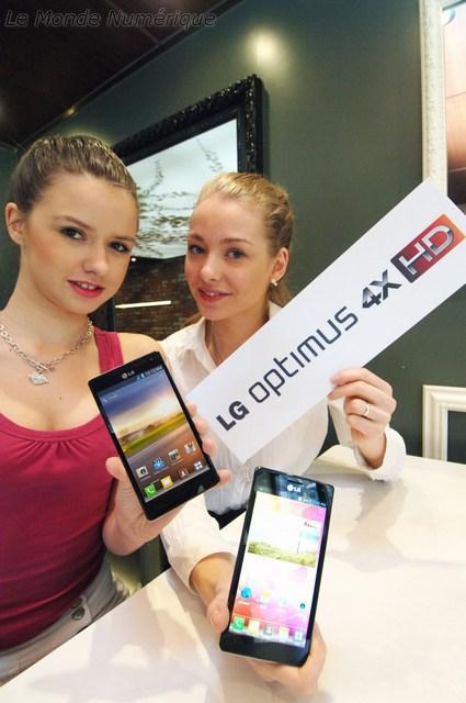Le smartphone LG Optimus 4X HD disponible en juillet