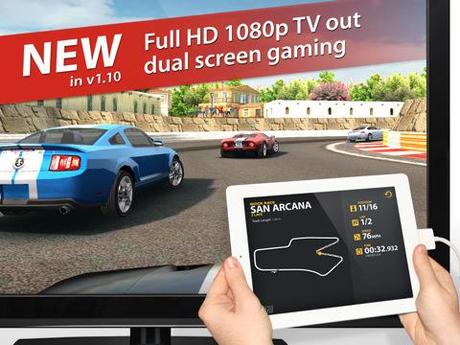 Real Racing 2 HD sur iPhone et iPad, passe de 3.99 € à 0.79 €...