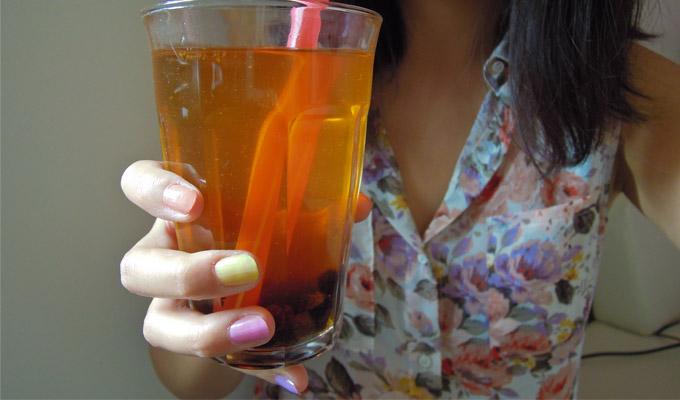 Mon apéro taïwanais: Bubble tea mangue passoa – Homemade