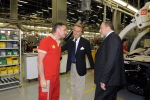 Le ministre aux affaires étrangères Israëlien visite les usines Ferrari