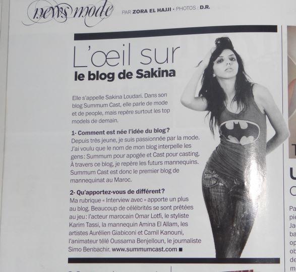 Dans le nouveau numéro de ILLI Mag (magazine marocain).