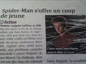 journal Métro avant Tobey Maguire, nouveau Spider-Man