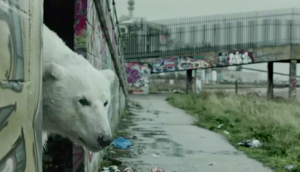 Radiohead, Jude Law et un ours blanc pour Greenpeace