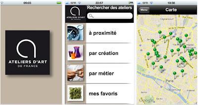 Les Ateliers d'Art sur votre smartphone ! !