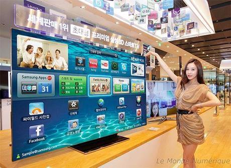 Samsung lance une TV de 75 pouces à 14 000€