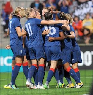 L’équipe féminine de Football dite les Bleues