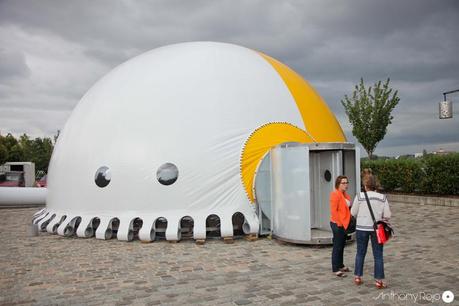 Reportage photo structure gonflable d'Hans Walter Müller accueille 000*