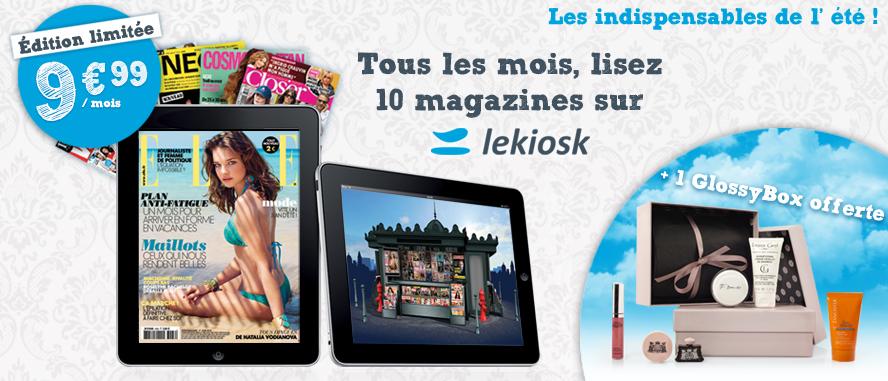 LeKiosk : quand lecture rime avec GlossyBox