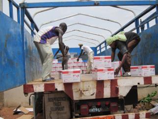Sahel : un chargement de 12 tonnes de produits nutritionnels est arrivé sur nos bases
