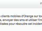 Orange panne perturbe réseau
