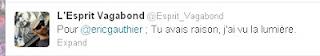 Voir la lumière: L'Esprit Vagabond (est un) tweet!