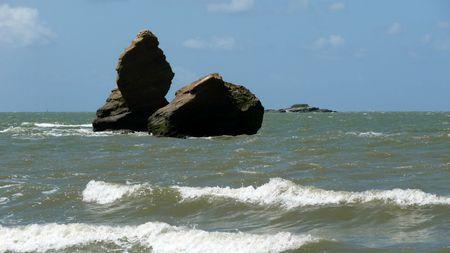 Sur la plage de la mine d'or P1180416
