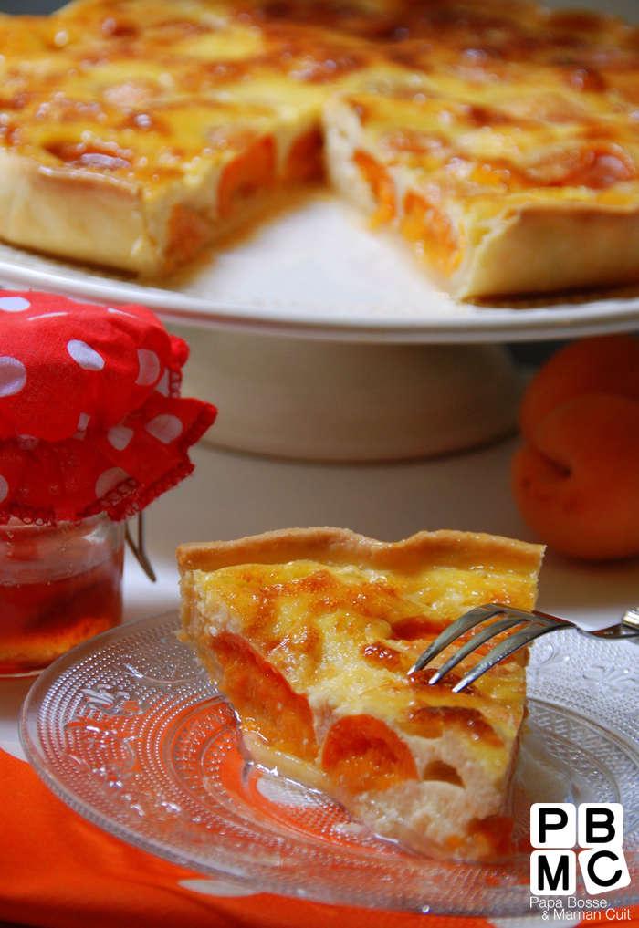 Tarte abricots amandine