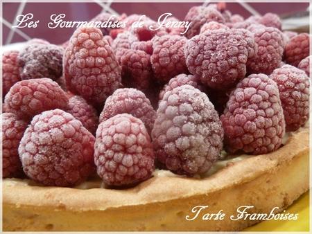 tarte framboises