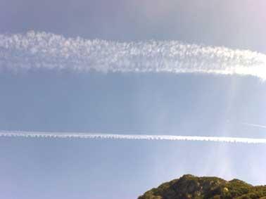 Trainées pseudo-chimiques