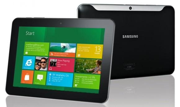 Une tablette Windows RT chez Samsung mais aps chez HP