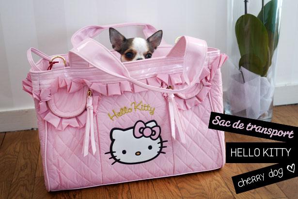 Les sacs de transport Hello Kitty pour chiens