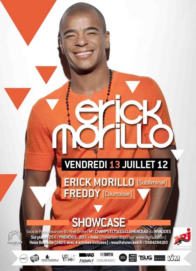 13/07 – ERICK MORILLO IS BACK @ Showcase – 3×2 places à gagner !