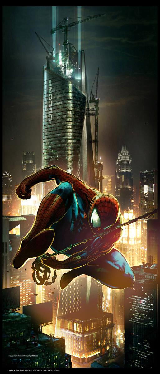 The Amazing Spider-Man Concept Art de George Hull