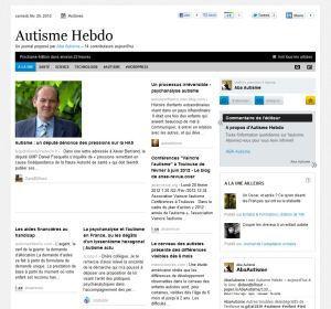 Autisme Hebdo Autisme Hebdo