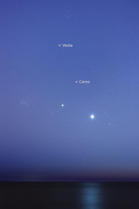 Vénus Jupiter Ceres et Vesta