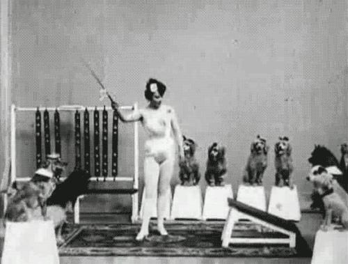 Miss Dundee et ses Chiens savants – Alice Guy – 1902