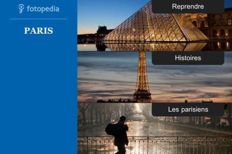 Fotopedia Paris sur iPhone ou iPad, vous permet de trouver un hôtel...