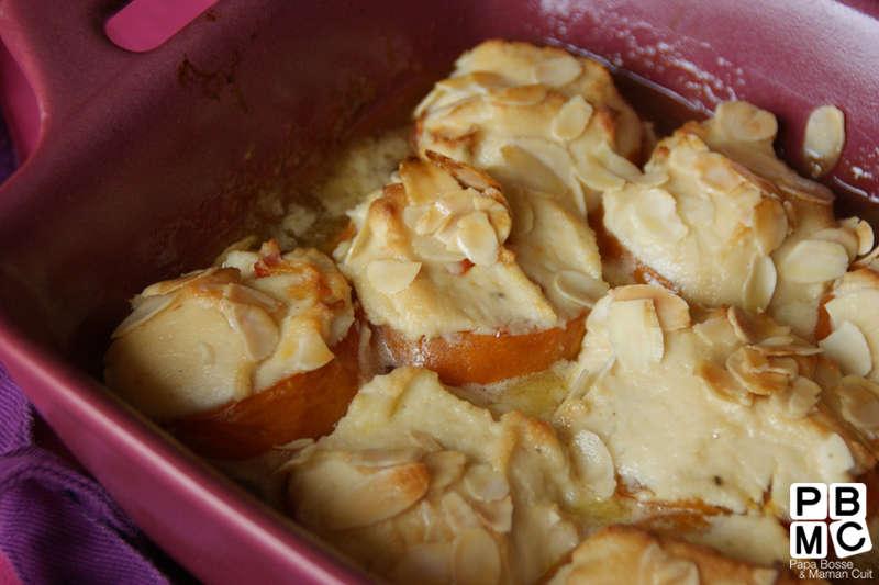 La recette du Gratin d'abricots à la ricotta