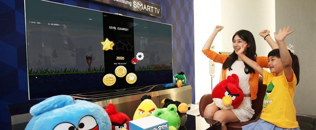 Angry Birds débarque sur la Smart Tv de Samsung !