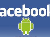 Facebook mise jour Android gestion caméra frontale