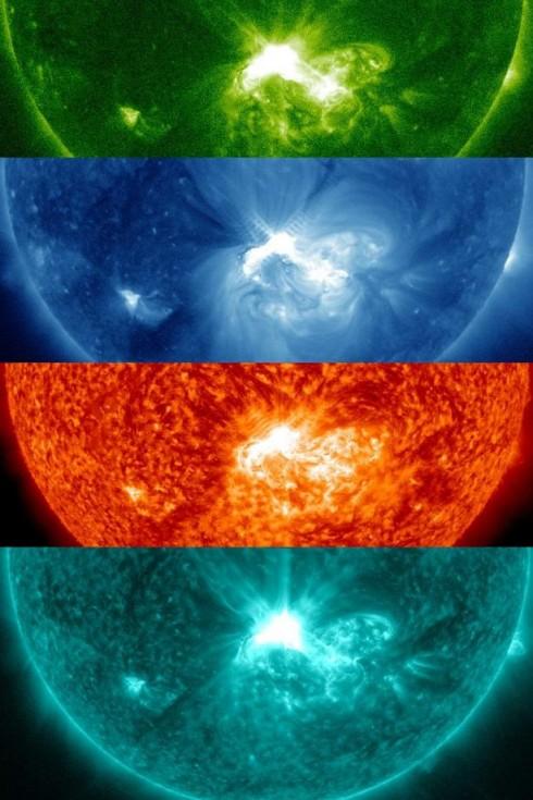 Eruption solaire classée X1.4