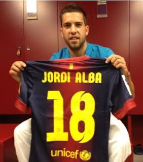 Jordi alba officielement Barcelonais