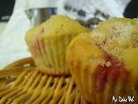 Muffins framboises et noix de coco