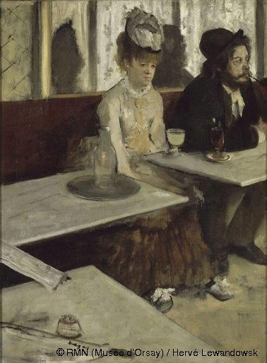 Edgar Degas,Dans un café,© RMN (Musée d'Orsay) / Hervé Lewandowsk