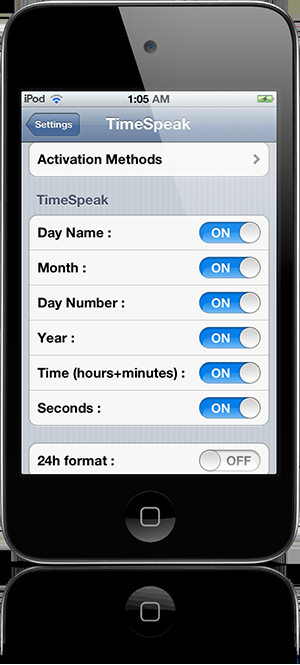 timespeak2 Cydia: Annoncer la date du jour avec TimeSpeak
